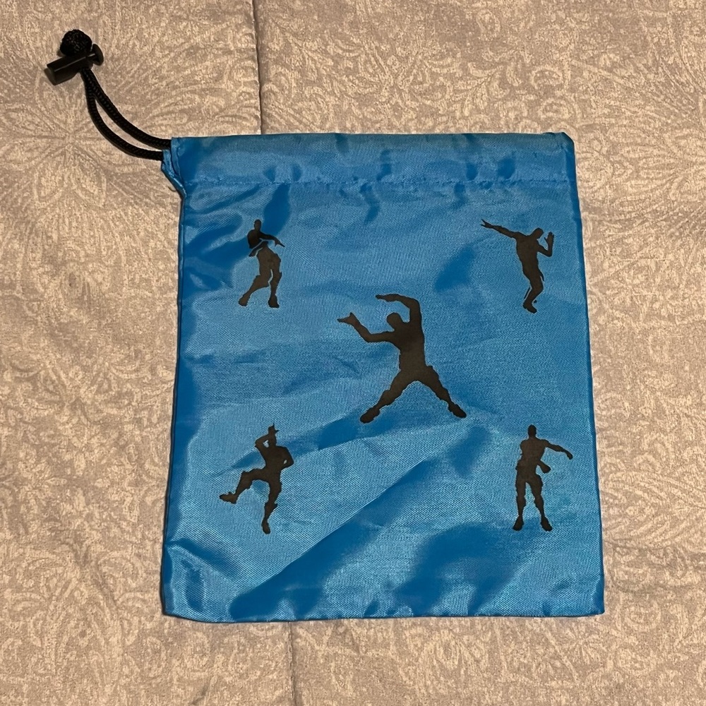 Fortnite Kids Drawstring Bag Small Blue & Black